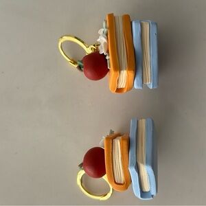 Colorful Book Earrings